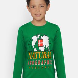 dongli Boys Green Printed T-shirt-image-67