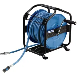 PREVOST Free Standing 30m Air Hose Reel, 8 mm Inner Diameter, 12 mm Outer Diameter, 400 LPM Flow Rate, DMP 0830IS-image-40