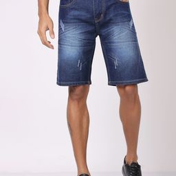 London Hills Men Denim Running Denim Shorts-image-27