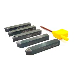 A.D INTERNATIONAL Indexable Turning Tool Set with 16 mm Square Shank for Lathe Machine, CV-8P50-GRW2-image-35