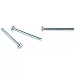 RS PRO Machine Screw M5x50 mm Steel Slot Pan Headed DIN 85, 290089-image-21