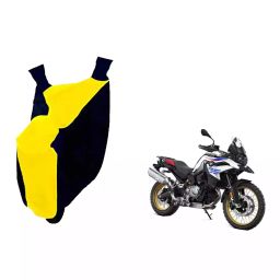 Auto Pearl Waterproof Two Wheeler Cover For BMW F 850 GS (Yellow & Blue)-image-51