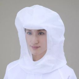 AS ONE Suppoli mask PA (Nylon) Non-Woven Fabric, Transparent Anti-Fog Film White (Pack of 5 Piece)-20