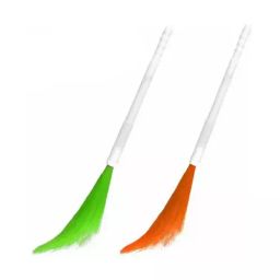 Cyber Sales Green and Orange 108 cm Plastic Wet and Dry Broom (Pack of 2)-image-26