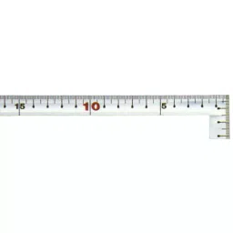Shinwa Rules Stainless Steel Carpenter's Scale Silver 30 cm Measurement Range, 10240246-47