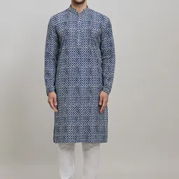 Arihant Rai Sinha Men Regular Pure Cotton Kurta with Churidar-picture-25
