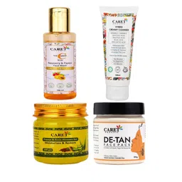 CARET ORGANIC Set of 4 Face Wash, De-Tan Face Pack, Papaya Gel & Hybrid Face Wash-9