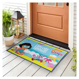 Sassoon Dora Cartoon Printed Anti Skid Door Mat - Blue-image-28