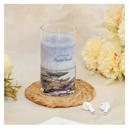 The Procure Store Luxury Living Aromatic Scented Candle with Jelly Base- Blue-10