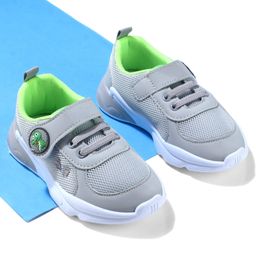 Cute Walk by Babyhug Sneaker with Velcro Closure & Dino Applique - Grey-image-76