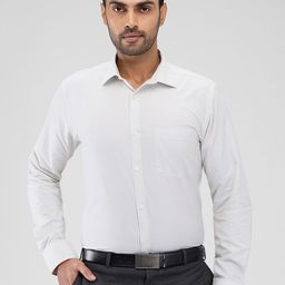 Parx Men Spread Collar Solid Slim Fit Formal Shirt-picture-7