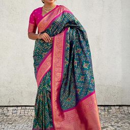 Twika Woven Design Art Silk Saree-image-20