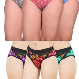 FiveFlag Mid-Rise Cotton Blend Briefs-image-84