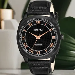 LOREM Men Leather Straps Analogue Watch LR87-image-96