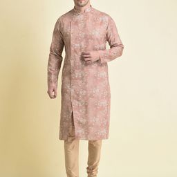 TABARD Men Cotton Floral Printed Kurta-picture-20