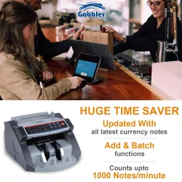 Gobbler GB-4388-MG Business Grade Note Counting Machine with Fake Note Detection with LED Display image 3