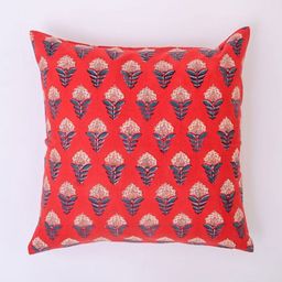 Block N Style Red & White Floral Square Cushion Covers-image-75
