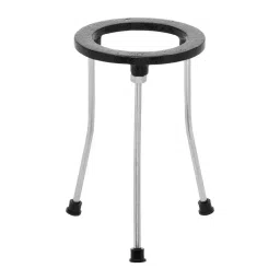 RELIGLAS 20 cm Round Three Balanced Plated Screwed Legs Black Painted Top Tripod Stand, 14.320.10-33