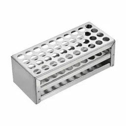 RELIGLAS 16 mm x 36 Hole Aluminium Anodized Test Tube Stand, 14.370.15-18