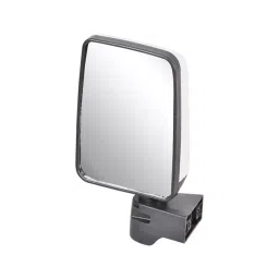 Uno Minda Shatterproof Glass Rear View Mirror (Black) - Left Hand Side for Mahindra Bolero (New) (RV-11002L)-12