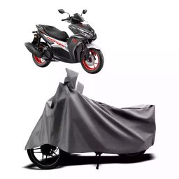 Auto Pearl Two Wheeler Cover with Bag for Yamaha Aerox 155 Maxi BS6, Silver-image-18