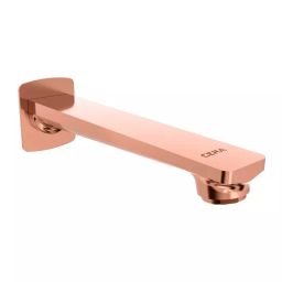 CERA Sylvina Bath Tub Spout Quarter Turn Wall Mount PVD Finish Rose Gold with Wall Flange, F1021661RG-image-55