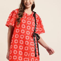 HERE&NOW Floral Print Print Mini Dress-picture-46