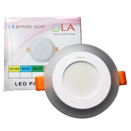 OLA Round Ceiling Recessed Panel Light 3 + 2 W White+Warm White, OL-PR-3+2-37