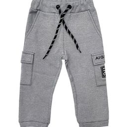 AIGNER Boys Relaxed Regular Fit High-Rise Cotton Trousers-image-13