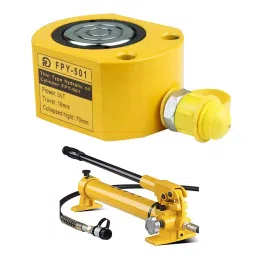 Voltz Tools FPY-50700 Hydraulic Cylinders Jack 50T Ultra-thin Cylinder Ram Stroke 16mm-image-21