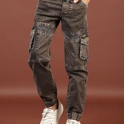 V-Mart Boys Jogger Light Fade Jeans-image-23