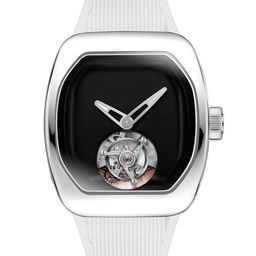 ZEROO Men Skeleton Dial & Straps Analogue Automatic Watch ZT009PSBW-53
