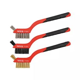 Yato YT-6351 3PCS Steel Wire Brush Set Increases Cleaning Efficiency Made Of steel Wire and Brass-27