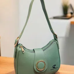 ROYAL CHAALS PU Sling Bag with Bow Detail-56