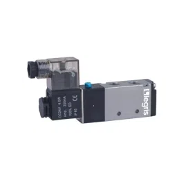 Legris 24 V DC 6.35 mm (1/4 inch) Double Coil Solenoid Valve 5/2 Way, 4B06021311-5