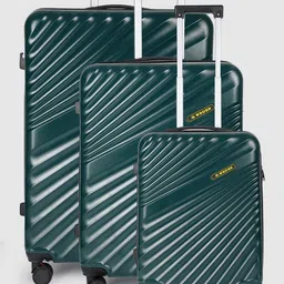 WROGN Set Of 3 Maverick 360 Degree Rotation Hard-Sided Trolley Bags - 238L-27