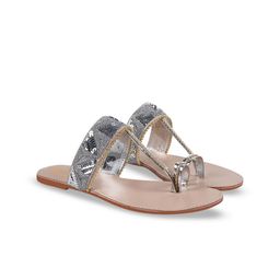 Stylestry Women Printed One Toe Flats-image-52