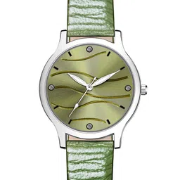 DOUBLERUN Women Leather Bracelet Style Straps Analogue Multi Function Watch H05NMT-388-24