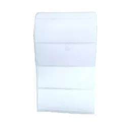 AVIR 50x38 mm, 2 Up Self Adhesive Rectangular Shape White Barcode Chromo Paper Label Sticker, SS41-11