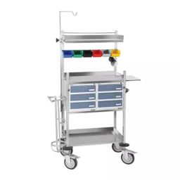Tychemed 840 x 400 x 1640 mm Crash Cart TM-CC-image-59