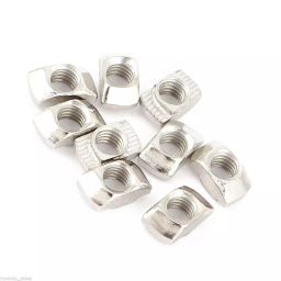 Invento M6 15.5x8x6.4mm Aluminum Hammer Head Sliding T Nut Drop ISC 500-20
