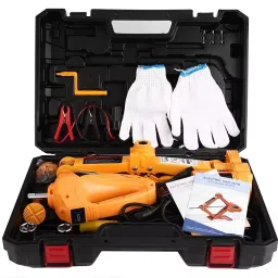 Voltz TY35S 12V 2T Electric Scissor Jack and Electric Impact Wrench 2in1 Car Repair Tool Kit-image-18