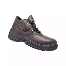 PRIMA Steel Toe Safety Shoes PVC Sole UK 11 Brown PSF-25-image-3