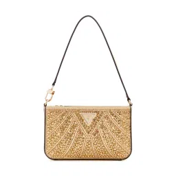 guess fashion Guess Gold Embellished Beauvoir Mini Shoulder Bag-picture-1