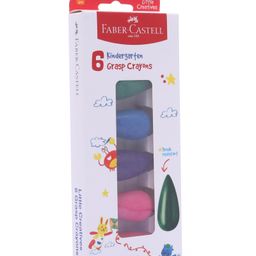 Faber Castell  Little Creatives 6 Kindergarten Grip Crayons- Multicolor-10