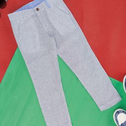 Pantaloons Junior Solid Pant - Navy Blue-image-41