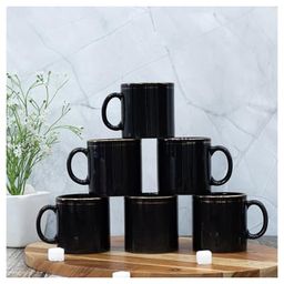 Femora 22k Liquid Double Gold Line Ceramic Tea Cups Set-9