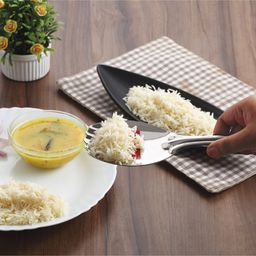 HAZEL Stainless Steel Rice Panja Paddle Scooper Spatula Server Kitchen Utensils-image-12