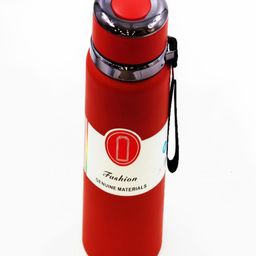 Rushabh Novelty Insulated , BPA Free, leakproof, hot and cold, bottle for school, college, office and travelling Water Bottle - 1309-Red -600ml-image-18