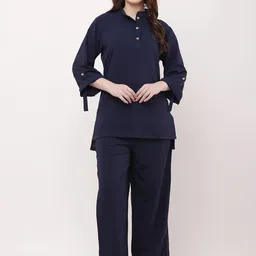 Tawakkul Clothes Shirt Collar Shirt & Trousers Co-ords-image-77